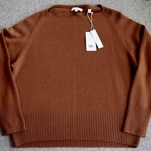 NWT Vince Cashmere and wool sweeter, cinnamon, size M